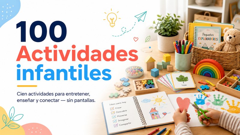 Portada de 100 Actividades Infantiles