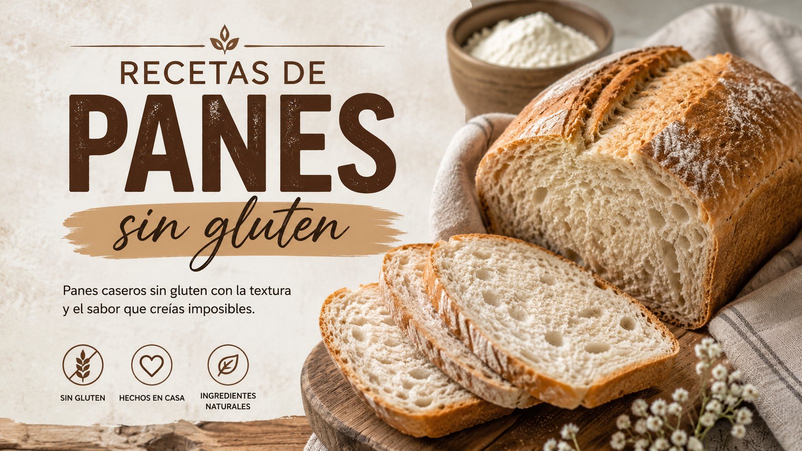 Portada de Recetas de Panes sin Gluten